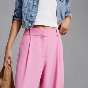Barbiecore Wide-Leg Trousers – Bubblegum Pink Perfection